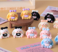 Perles en résine lapin mignon dessin animé Kawaii pour la fabrication de bijoux, chaînes de téléphone, porte-clés, décorations DIY, accessoires pour stylos perlés, mode