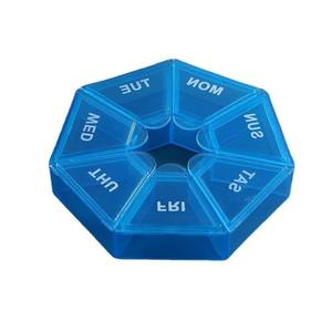 Pastillero Portátil Mini Ecológico de 7 Días, Cuadrado, con Logotipo Personalizado, 7 Compartimentos, Almacenamiento de Plástico para Pastillas, Cápsulas, Dulces, para Viajes - Product Image 5