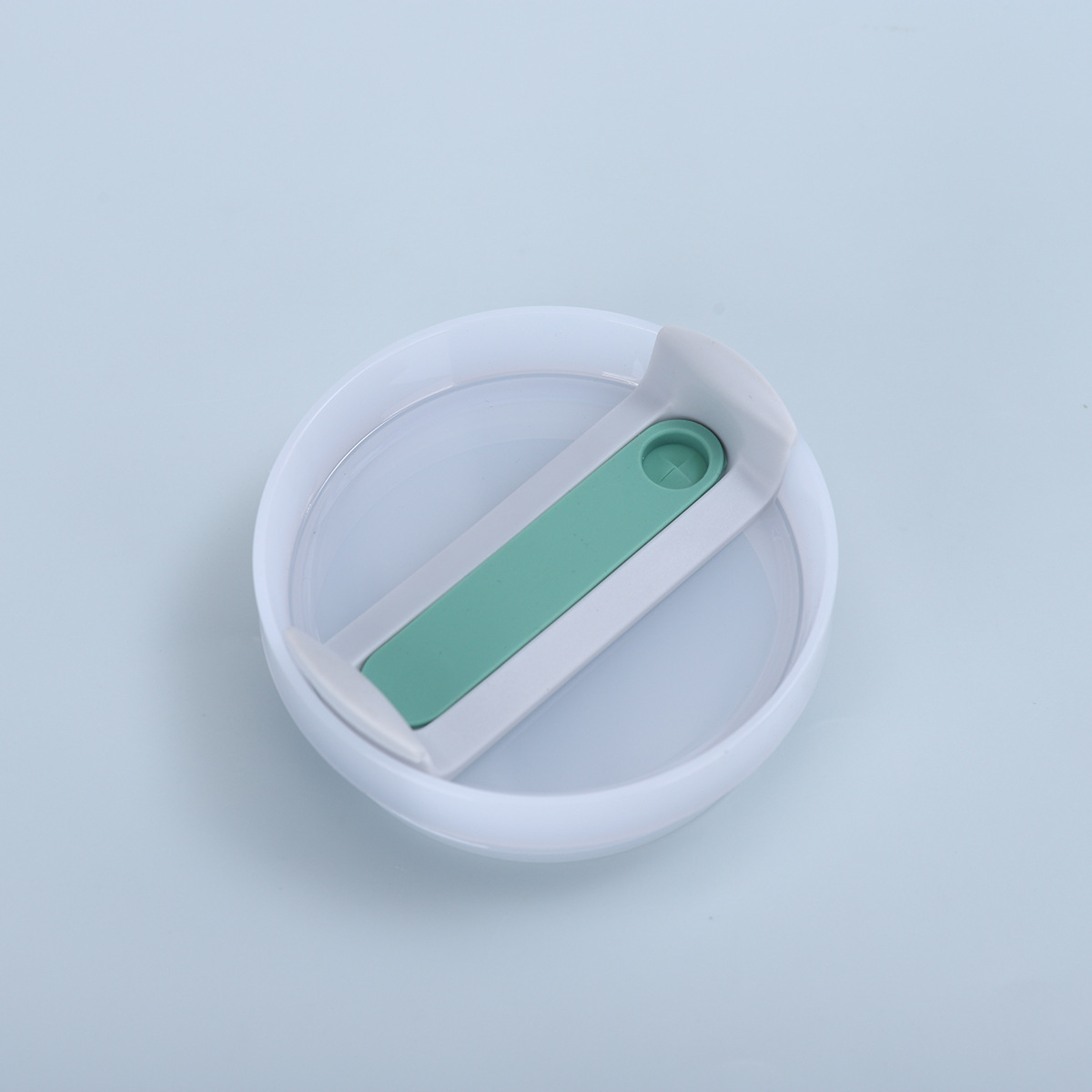 Corps opale gris clair feuille silicone vert
