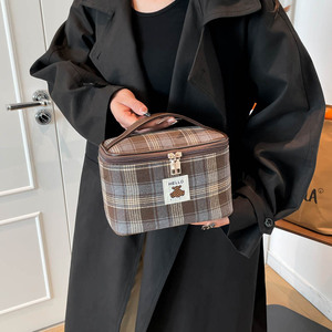 Nouvelle trousse de maquillage portable pour femme, écologique, légère, avec fermeture éclair, multifonctionnelle, à porter à la main - Product Image 4