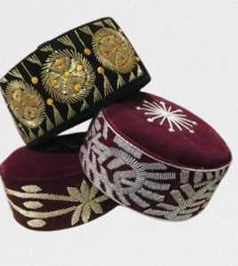 Casquette Fila Gobi Style Royal, Coiffe de Luxe Yoruba pour Événements Formels - Product Image 2