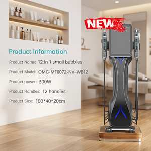 Appareil de soin de la peau multifonctionnel à 12 poignées, design chariot vertical, pour nettoyage facial en profondeur et rajeunissement - Vente en gros - Product Image 4