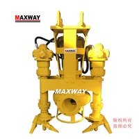Pompe de dragage submersible hydraulique haute pression MAXWAY MMCL avec agitateur, pompes à boues, tuyau de sortie de 16 pouces, roulement robuste