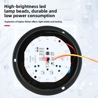 Feu de signalisation de sécurité nocturne à LED magnétique solaire pour camions et engins de chantier