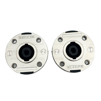 Prise XLR femelle professionnelle à 4 broches pour amplificateur audio, modèle XLR Ohm, en métal, fabriquée au Guangdong