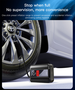 Pompa di Gonfiaggio Portatile Yesido con Ricarica Precisa dell'Aria, Wireless, Lunga Durata, per <span class=keywords><strong>Auto</strong></span> - Product Image 4