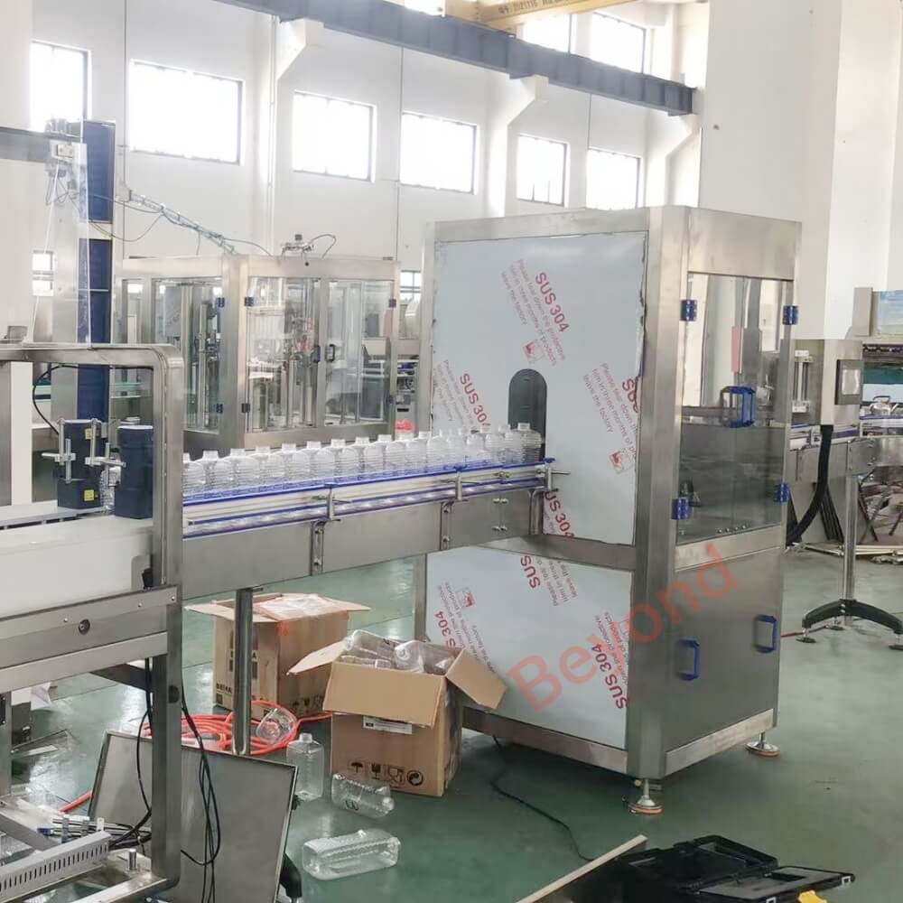 bottle turn table machine