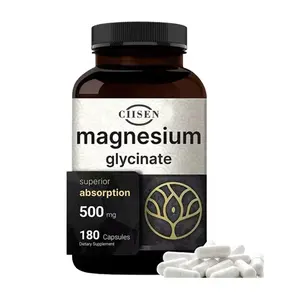 Capsules de magnésium en gros en vrac OEM supplément minéral pour le muscle et un meilleur sommeil