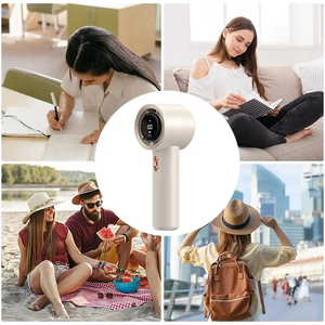 <span class=keywords><strong>Ventilateur</strong></span> portable sans pales USB 199 vitesses, mini-<span class=keywords><strong>ventilateur</strong></span> turbo haute vitesse 3000 mAh pour étudiants et femmes, idéal pour l'été en extérieur - Product Image 4