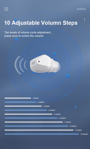 AcoSound 충전식 SONAR SE 이어버드 <span class=keywords><strong>8</strong></span>채널 및 소음 제거 저가형 보청기 CIC 타입 - Product Image 6