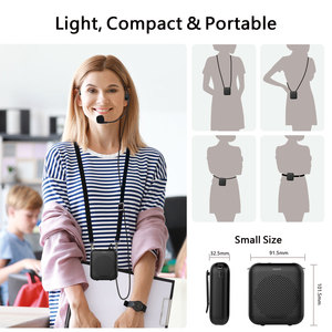 Loa khuếch đại giọng nói di động S358 2000mAH hoặc 4000mAH với tai nghe micro có dây, bộ khuếch đại giọng nói micro di động - Product Image 6