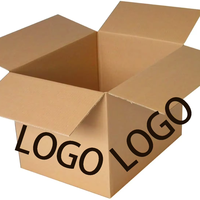 Boîtes d'emballage en carton ondulé rectangulaires auto-érectables pour tasses à café, design personnalisé, vente en gros