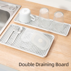 Space-Saving Kitchen Sink Organizer with Drain <b>Basket</b> Fruit and <b>Vegetable</b> Strainer Rack for Efficient Home Washing - Product Image 3