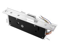 Serrure électrique à très faible consommation d'énergie pour système de contrôle d'accès aux portes d'ascenseur, serrure électrique silencieuse avec clé mécanique