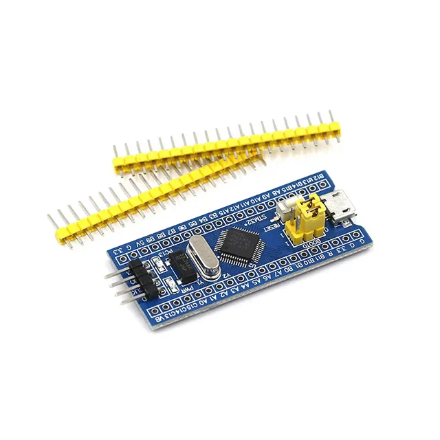 מכירה לוהטת Mcu ליבה-לוח STM32 עם צהוב מחט הסדר פיתוח לוח STM32F103C8T6