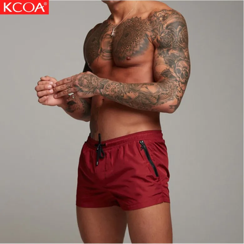 Hot sale in-stock quick dry swimming shorts for men