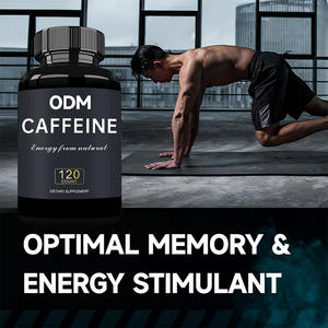 Cápsulas de cafeína 120 cápsulas por botella que proporcionan energía para el ejercicio Productos orgánicos no modificados genéticamente - Product Image 3