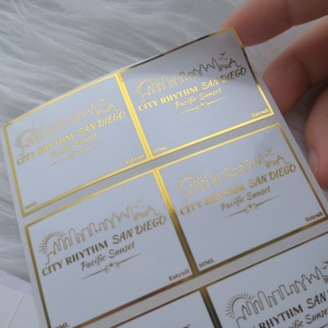 Small Business Custom Thermal <b>Printer</b> Packaging <b>Labels</b> Pink Vinyl Adhesive <b>Label</b> Roll Factory Sale - Product Image 5