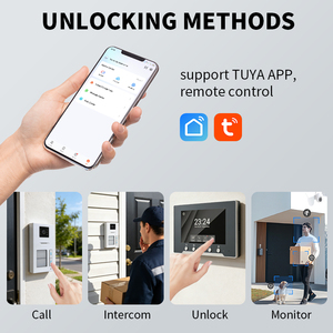กริ่งประตูวิดีโออัจฉริยะ Tuya แบบกันน้ำ IP65 ขนาด 7 นิ้ว 4 สาย พร้อมระบบควบคุมอัจฉริยะ Tuya และอินเตอร์คอม - Product Image 3
