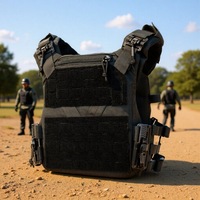 En stock: Chaleco táctico de nailon de liberación rápida para entrenamiento de élite, con bolsa para cargadores, venta al por mayor directa de fábrica, OEM/ODM