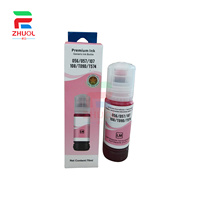 Tinta de Recarga 103 para Impresoras de Inyección de Tinta Epson L1110 L3110 L3111 L3116 L3150 L3151 L3156 L3160 L5190 L1210, Botella de 70 ml