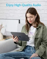 Anker Hub USB C pour iPadpro PowerExpand Direct Adaptateur 6-en-1 avec 60W Power Delivery 4K pour HDMI Audio USB 3.0 & SD MicroS