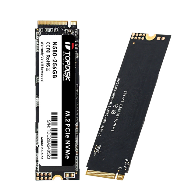 Hot Selling Nvme M.2 Ssd 2280 M2 Nvme PCIe 128 256 512 Gb Solid Disk SSD