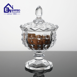 Bocal de rangement <span class=keywords><strong>en</strong></span> verre Bocal à bonbons Rangement de cuisine Couvercle <span class=keywords><strong>en</strong></span> verre Sucrier avec mise <span class=keywords><strong>en</strong></span> conserve Grand <span class=keywords><strong>pot</strong></span> de citron Design gravé Style classique - Product Image 4