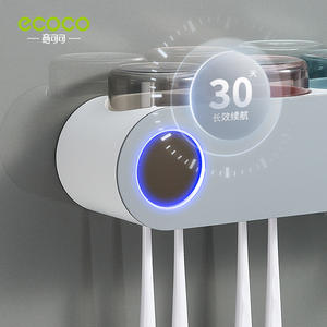 Soporte Esterilizador de Cepillos de Dientes Ecoco con Luz Ultravioleta de Doble Banda UVC UVA para Cepillo de Dientes Eléctrico y Vaso para Enjuague Bucal - Product Image 4