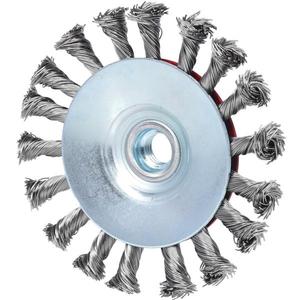 KS TOOLS - 340.0050 Brosse circulaire en fil d'acier à cône antirouille 0,5mm - EAN 4042146236017 ABRASIVES - Product Image 1