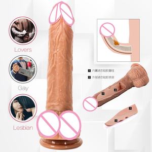 Starker Saugfuß Toiletten-Mädchen Masturbation Genuss Bester weiblicher Silikon-Dildo Riesiges realistisches Sexspielzeug für Frauen <span class=keywords><strong>Sex</strong></span>-Toys - Product Image 4