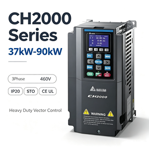 Variateur de fréquence de haute qualité série CH2000, triphasé 460V, IP20, MODBUS RS485, régulateur de vitesse industriel pour grande station de pompage d'eau - Product Image 1