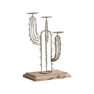 <span class=keywords><strong>Candelabro</strong></span> <span class=keywords><strong>de</strong></span> Hierro con Diseño Retro Creativo, Decoración <span class=keywords><strong>de</strong></span> Mesa, Portavelas - Product Image 5