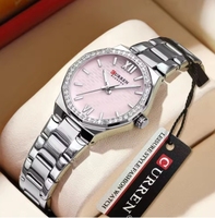 Montre à quartz pour femme Curren 9103, élégante, fine, en acier inoxydable, étanche, avec aiguilles lumineuses, montre originale pour femmes