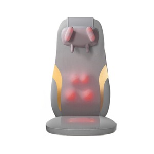 Coussin de massage pour le dos, le cou, les épaules et la taille, avec thérapie infrarouge, rechargeable par USB, 6 têtes de massage, technologie en tissu - Product Image 4