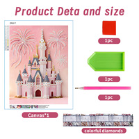 Kit de Peinture Diamant Moderne Personnalisé Peint à la Main Effet Perle pour Débutants Écologique 5D DIY Thérapeutique Forme Spéciale avec Cadre