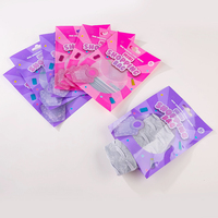 Sacs à fermeture éclair en mylar recyclable thermoscellable en gros - Emballage refermable avec fenêtre transparente pour produits jouets