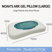 Bantal Gel Pendingin Ice Blue, Busa Memori Kontur Ortopedi, Kenyamanan Ergonomis untuk Tidur yang Nyenyak, Grosir