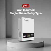 Reguladores/Estabilizadores de Voltaje Automáticos de Tipo Relé de CA de 220V, 3000VA, 3KVA, Monofásicos, para Montaje en Pared, para Aire Acondicionado Doméstico
