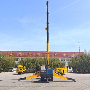 מנוע דיזל מופעל עכבישים 10 טון בום ארוך קומפקטי זולר הידראולי הרמה העכביש גרור מנוף דיזל - Product Image 5