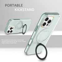 Étui de téléphone magnétique 2-en-1 avec support pour iPhone 17 Pro, 16 Pro Max, 15 Plus, 14, 13, 12 – Coque de protection antichoc pour iPhone 17 Air