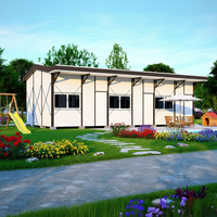 Plans de serres préfabriquées multi-usages, conception de mur de clôture à 1, 2 ou 3 chambres pour usage en camping et abri de voiture