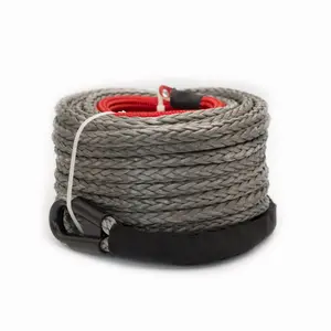 JINLI ROPE SYNTHETIC WINCH ROPE 3/16''X 50'FT 8200LBS WINCH ROPE RECOVERY CABLE