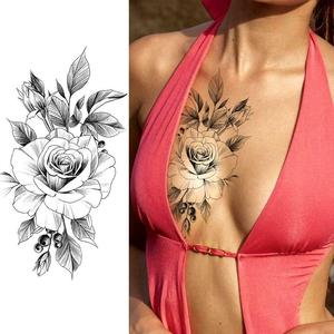Les autocollants de tatouages temporaires pour le corps et les <span class=keywords><strong>bras</strong></span>, populaires et personnalisés, non toxiques pour femmes - Product Image 1