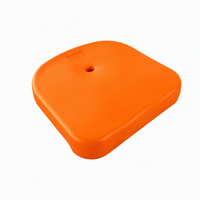 Siège de tribune sans dossier en PEHD moulé par soufflage ST St-220, résistant aux UV, chaise en plastique creux, capacité 20kg+, 410x470x330mm, pour stade