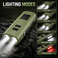 Lampe de signalisation LED rechargeable USB-C Z818 avec fonction Power Bank, 40lm, 32-3W, IP44, ABS, batterie 18650, fixation magnétique, intensité réglable