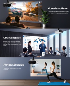 Projecteur numérique intelligent à courte focale 5G, Full HD 1080P 4K, pour extérieur, cinéma vidéo 3D, certifié <span class=keywords><strong>Google</strong></span>-TV, haute luminosité - Product Image 4