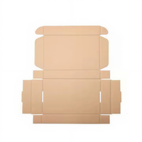 Boîtes en Carton Ondulé Personnalisées en Papier Kraft pour l'Emballage de Vêtements avec Pelliculage Mat et Spécifications de Marquage à Chaud pour Envoi Postal et Expédition