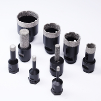 Ensemble de forets diamantés pour perceuse à percussion, accessoires pour outils électriques, pour sols en béton, granit et céramique