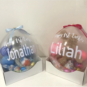 INS style square balloon tray corrugated flower box ribbon packaging box